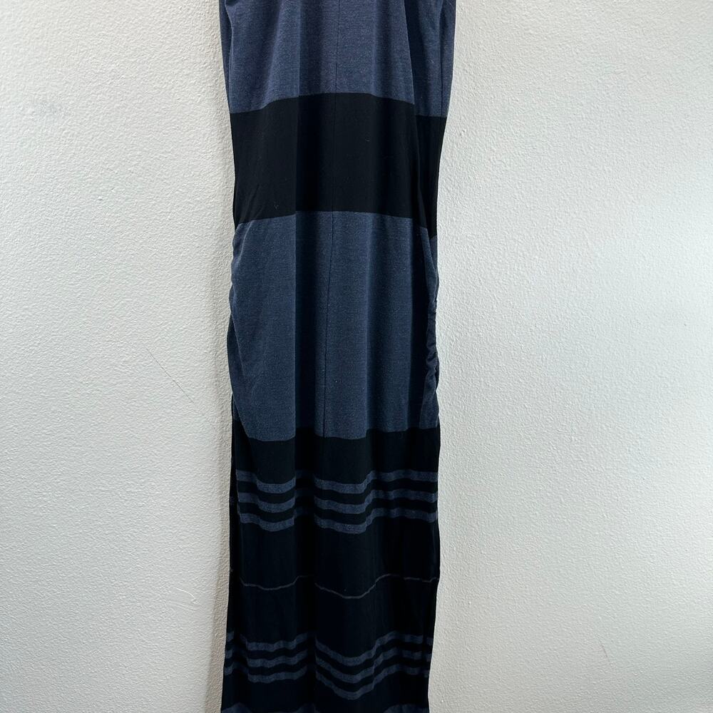 Standard James Perse Wide Stripe Tank Dress in Blue Black Size 1/S - Picture 7 of 13